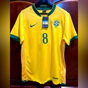 NWT Nike 2006 Brazil World Cup Kaka Jersey. Dry Fit. Size M
